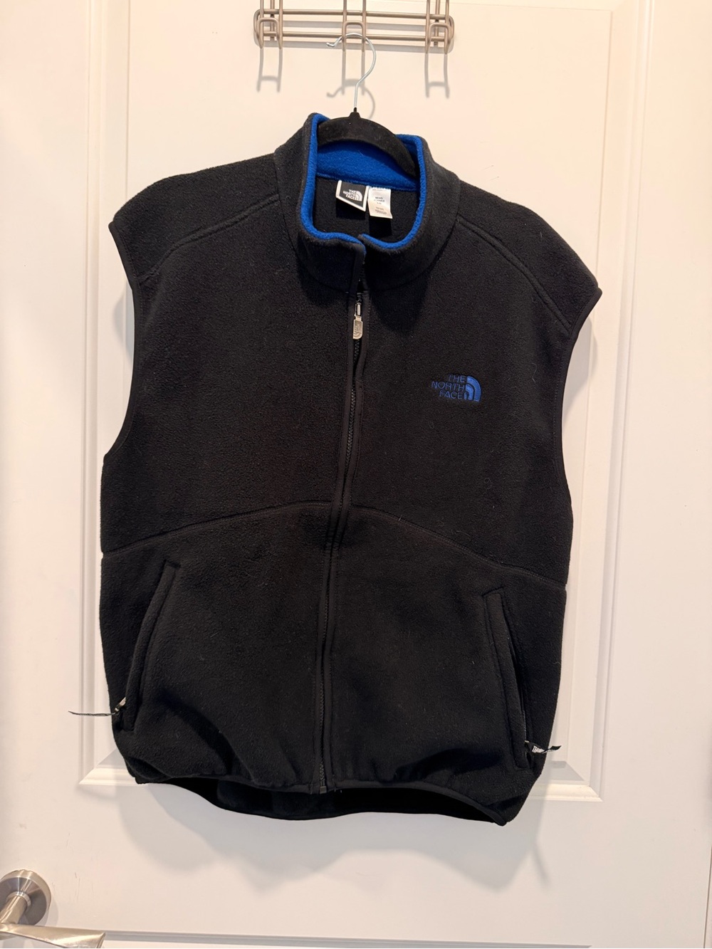 Vintage The North Face
Black Fleece Vest Mens Size
Large USA Made